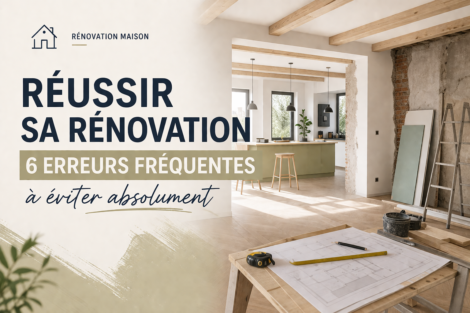 Réussir sa rénovation de maison : les 6 erreurs à éviter absolument